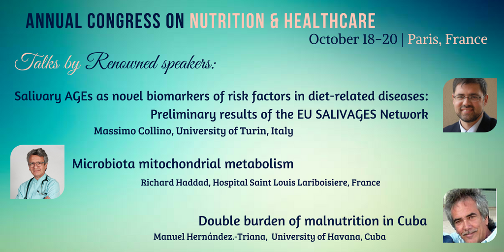 ICNH_2019's tweet photo. Euro Nutrition invites all the interested participants to join us...We heartily thank all our speakers for their tremendous support &amp; co-operation...Join us in Paris this October because we are discussing "Revolutionary strategies of improving health with best Nutrition" https://t.co/oNUo568L5f