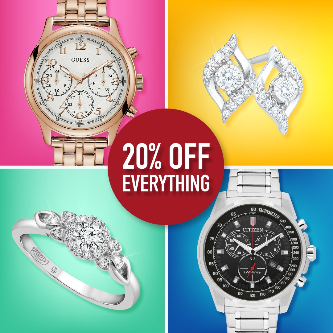 hsamueljeweller's tweet photo. Because you deserve it! Get 20% off everything online and in-store until Midnight tonight. Terms and conditions apply, visit our website for more information.

Shop now at https://t.co/F8ffyMA05f https://t.co/3JMojHmd7A