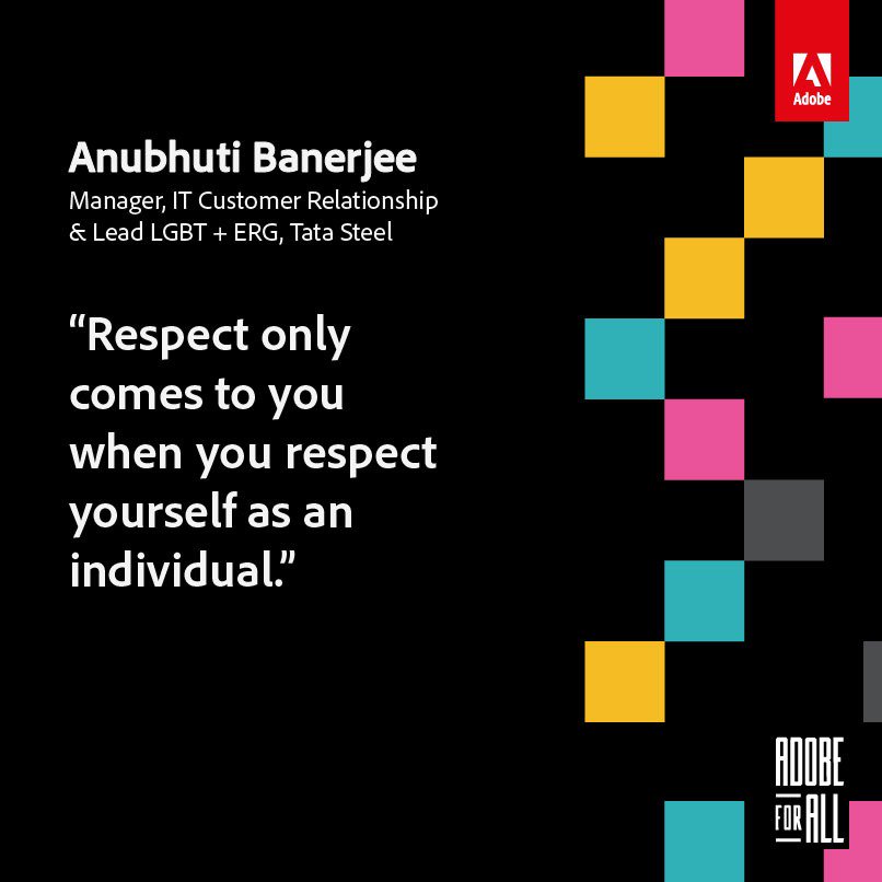A big shout out to Anubhuti Banerjee for talking about her personal journey at the #AdobeForAll Summit. #AdobeLife