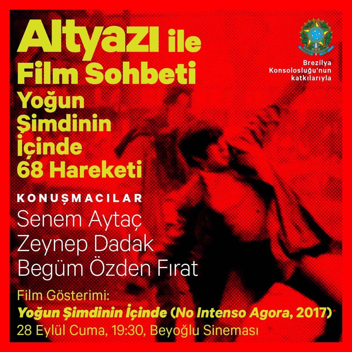 BeyogluSinemasi's tweet photo. "Altyazı ile Film Sohbeti" 28 Eylül Cuma akşamı #BeyoğluSineması’nda. https://t.co/gaM35qYsZu