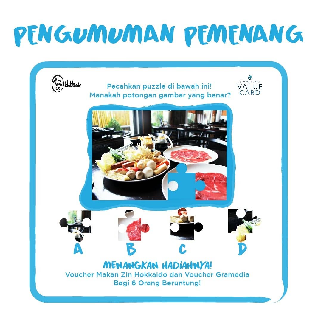 Saatnya pengumuman #kuismerchantkgvc1 kerjasama dengan Zin Hokkaido! Yg sudah ikut kuis, siap-siap ya!