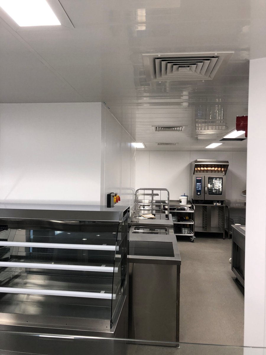 Sorry we’ve been a bit quiet lately, we've had an extremely busy summer. Here is Thomas Deacon Academy, Peterborough. Recently fitted with 1000sqm of <a href="/AltroFlooring/">Altro Limited UK & Ireland</a> safety flooring along with new hygienic wall cladding and ceilings from @Bioclad to the kitchen/canteen area.