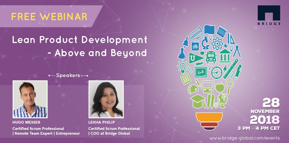Bridge_Tweed's tweet image. Does fear of failure pull you back from turning your fabulous idea into a product? Join us for a #FreeWebinar to discover how to implement #LeanProductDevelopment successfully at rock-bottom cost! bridge-global.com/events 
#productidea #leanproductmodel #BridgeLabs #BridgeGlobal