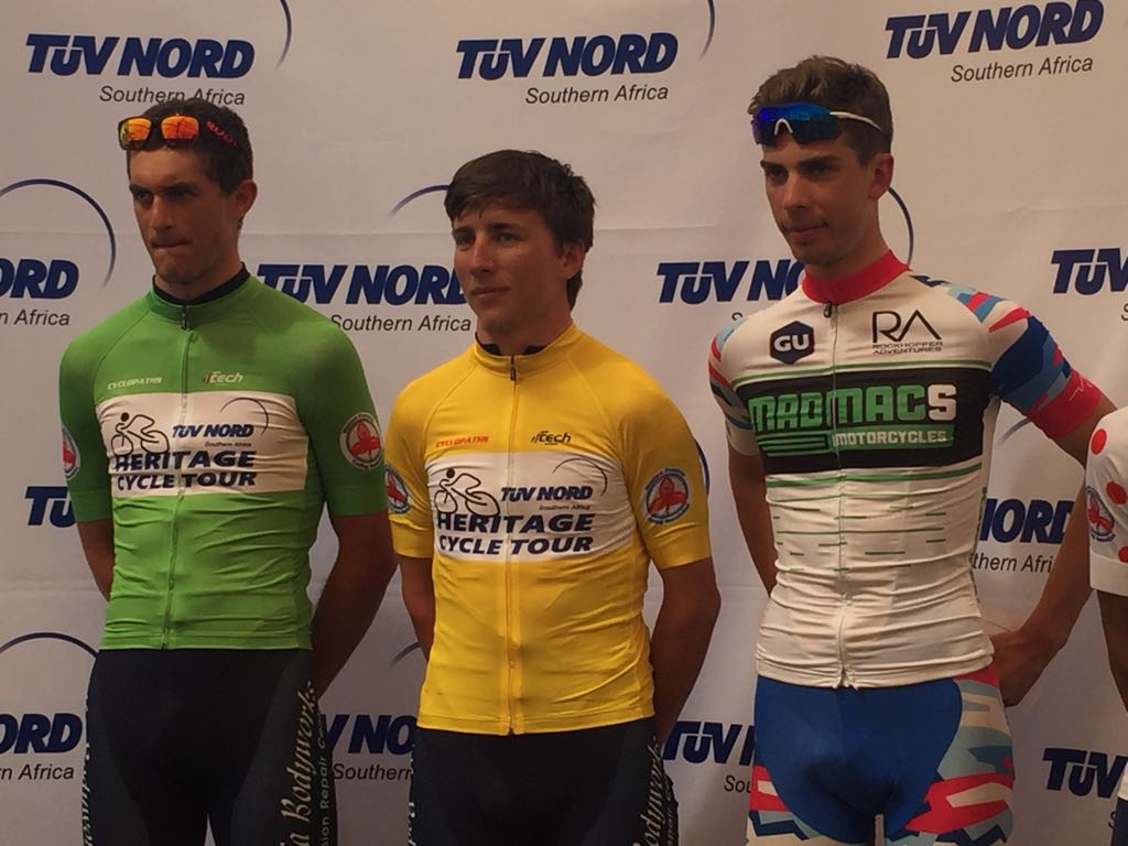 EpieqNutrition's tweet photo. Our #EpieqAmbassador @RohanduPlooy claiming victory stage 3 #TuvNordHeritageTour #cyclopaths and also the Green Jersey
Team defending Yellow won by @bernard14 
#FueledByEpieq 
📸 @doubleST_ https://t.co/xBrWuQXQYV