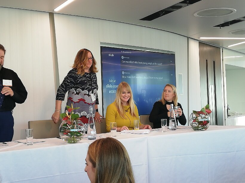 And here is the lovely <a href="/julesgalbraith1/">julia galbraith</a> live on the <a href="/SkillsLondon/">Skills London</a> panel #careergoals