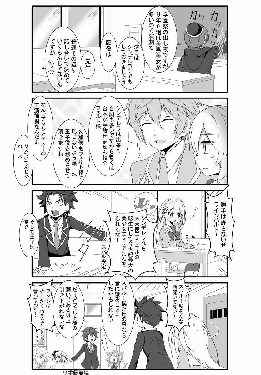 救出六カ月待ちの○○○○くんは怒ってないだろうか #漫画 #Re:ゼロから始める異世界生活 #ナツキ・スバル #エミリア #レム(リゼロ) #ラム(リゼロ) #オットー  