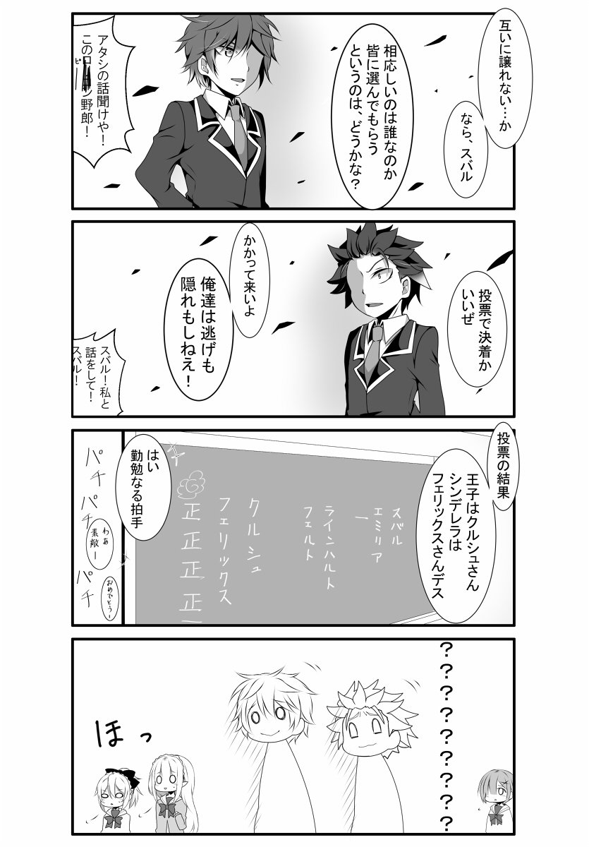 救出六カ月待ちの○○○○くんは怒ってないだろうか #漫画 #Re:ゼロから始める異世界生活 #ナツキ・スバル #エミリア #レム(リゼロ) #ラム(リゼロ) #オットー  