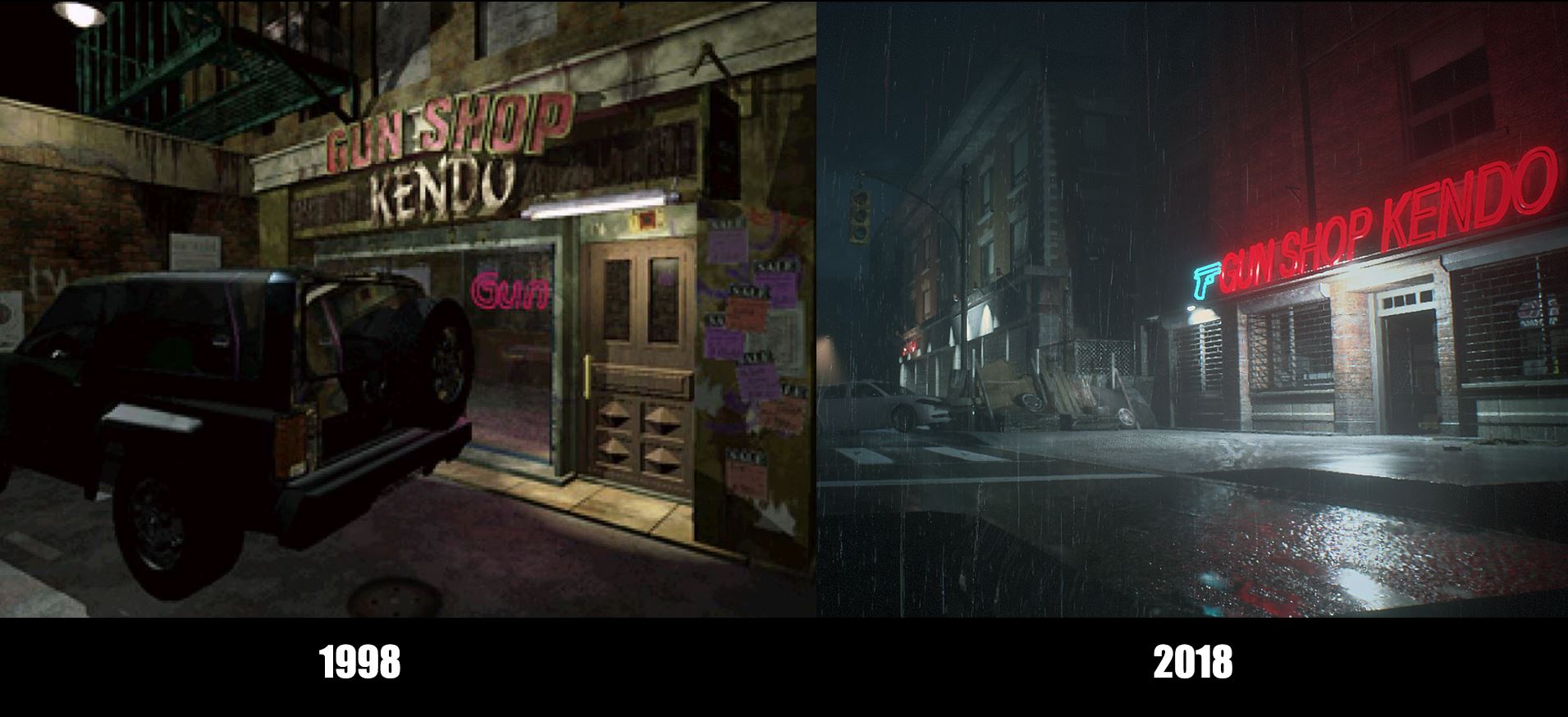 Resident Evil 2 Graphics Comparison: 1998 vs. 2019 - IGN