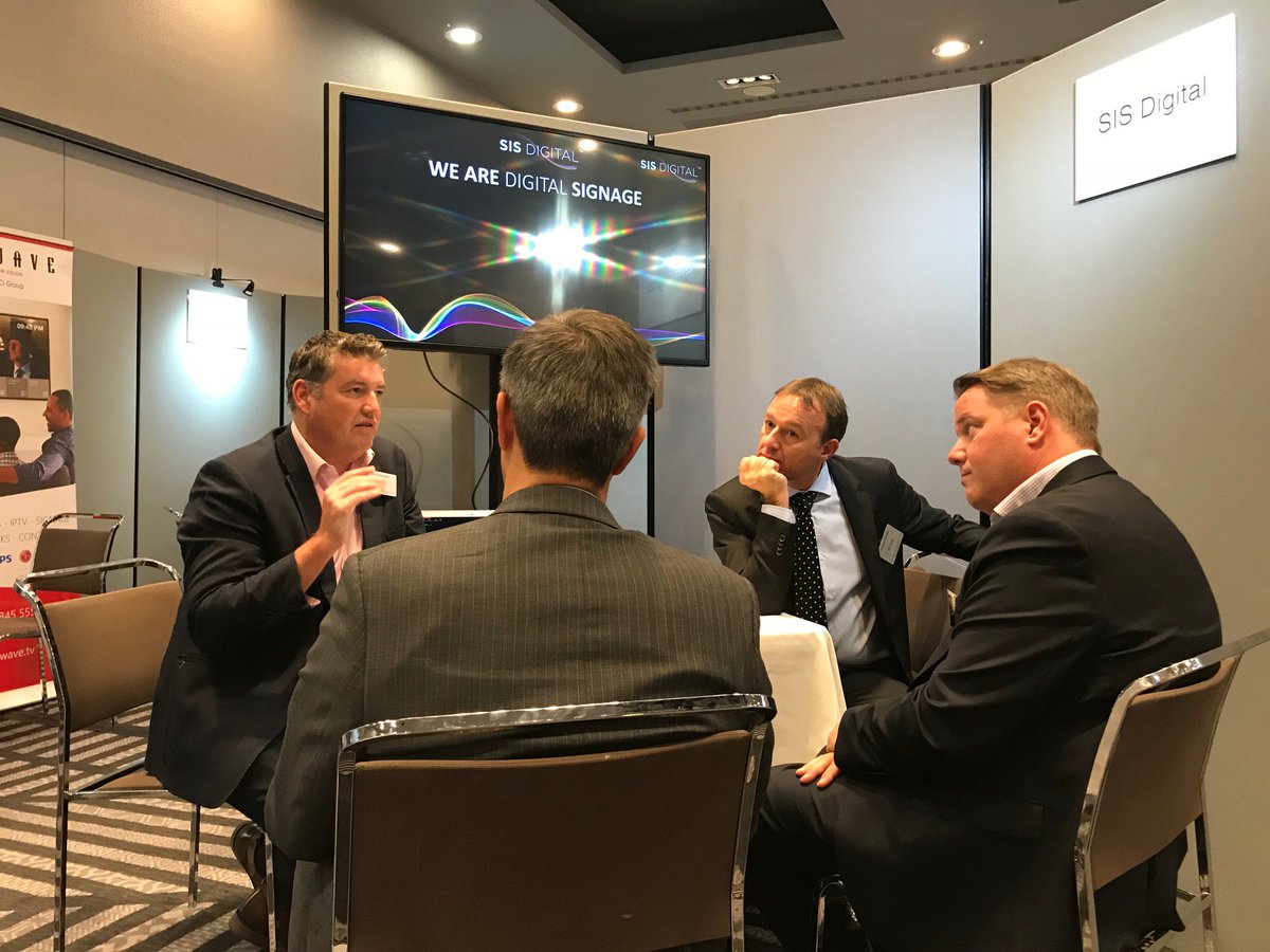 SIS_Digital's tweet photo. The meetings keep rolling on at #DSISSummit - the SIS team is here &amp; ready to chat all things #digitalsignage https://t.co/YShekHePj2