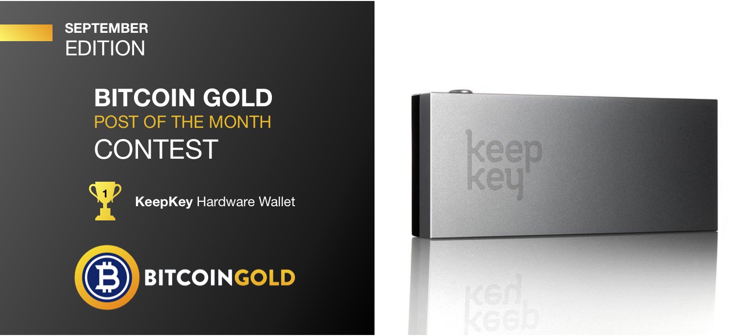 bitcoin gold keepkey