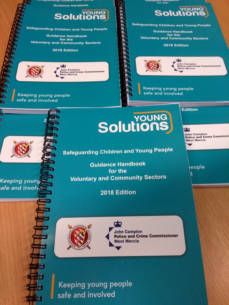 At our AGM last week we launched the fourth edition - Safeguarding Guidance Handbook. This latest version contains new & updated information, including a new legislation supplement & sample policies. A very useful tool for VCS groups in Worcestershire.  #keepingyoungpeoplesafe
