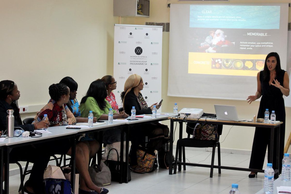 HonorisUni's tweet photo. "When you have an idea, it's like looking into a stone and seeing a diamond within it. Your job is to help people to see that diamond, and a great pitch will help you to do that." Maeva Tordo of @BlueFactory_ at #WIAProgram54 Bootcamp speaking about pitching. #InspiringWomen https://t.co/VyueS1kwkF