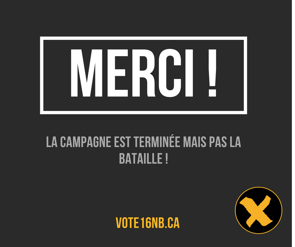 FJFNB's tweet photo. Merci à toutes les personnes qui ont aimé, partagé et discuté avec nous! Nous allons continuer de nous battre pour le #Vote16NB et pour la création d'un cours d'éducation civique dans les écoles ! https://t.co/2vo399Ognr