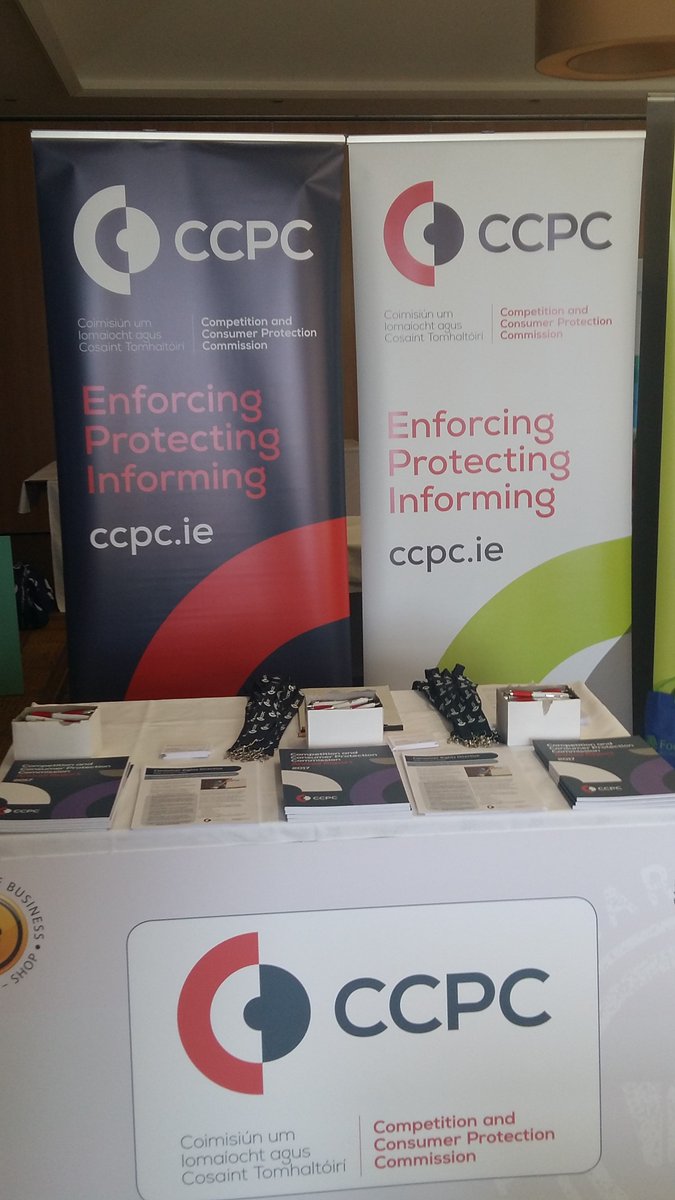CCPCIreland's tweet image. Excited to be involved in Taking Care of Business in Limerick Radisson Blu today! Meet with our team and discuss what your business needs to know about competition and consumer protection. #TCOB2018 #supportforbusiness