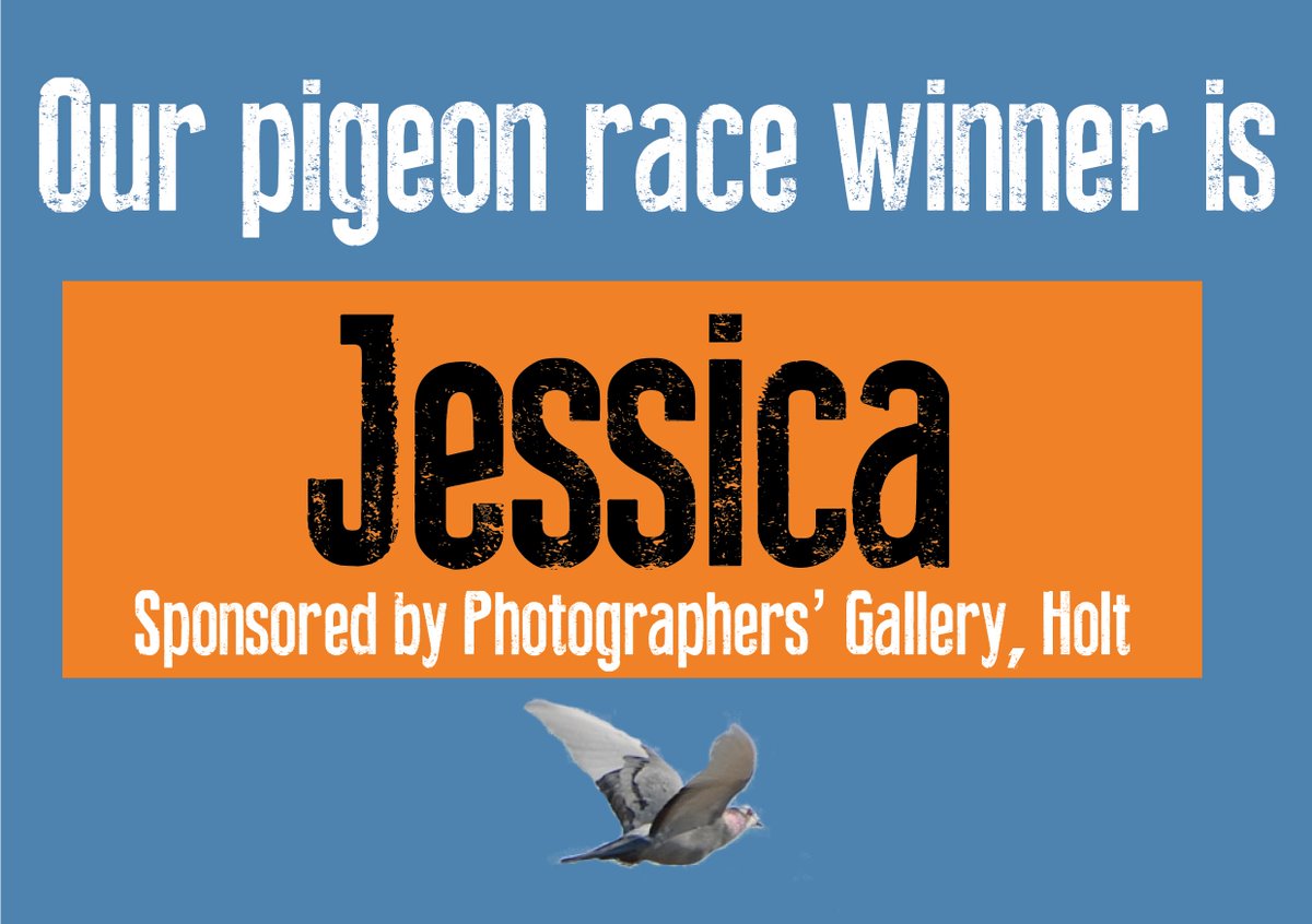 Coming in 1st place at the 2018 Holt 1940s Weekend Pigeon race was homing pigeon 'Jessica', sponsored by Photographers' Gallery, Holt! Congratulations to Jax, drawn as the winning raffle ticket holder for this year's race. Jax is the lucky winner of a £20 #Holt retailer voucher.