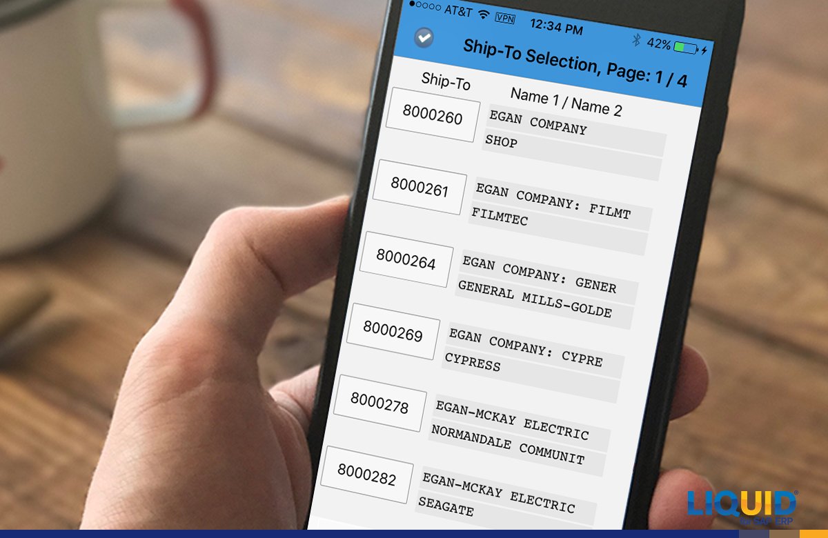 LiquidUI's tweet photo. Exhaustive of frequent picking/shipping errors? Change to @LiquidUI for reduced manual @SAP MM data entry with auto background checking to ensure delivery data accuracy. Learn more at https://t.co/nQ3AzdMPYC, #LiquidUIMM | @SAPPHIRENOW #ASUG2018 https://t.co/xAEpUBFLnz