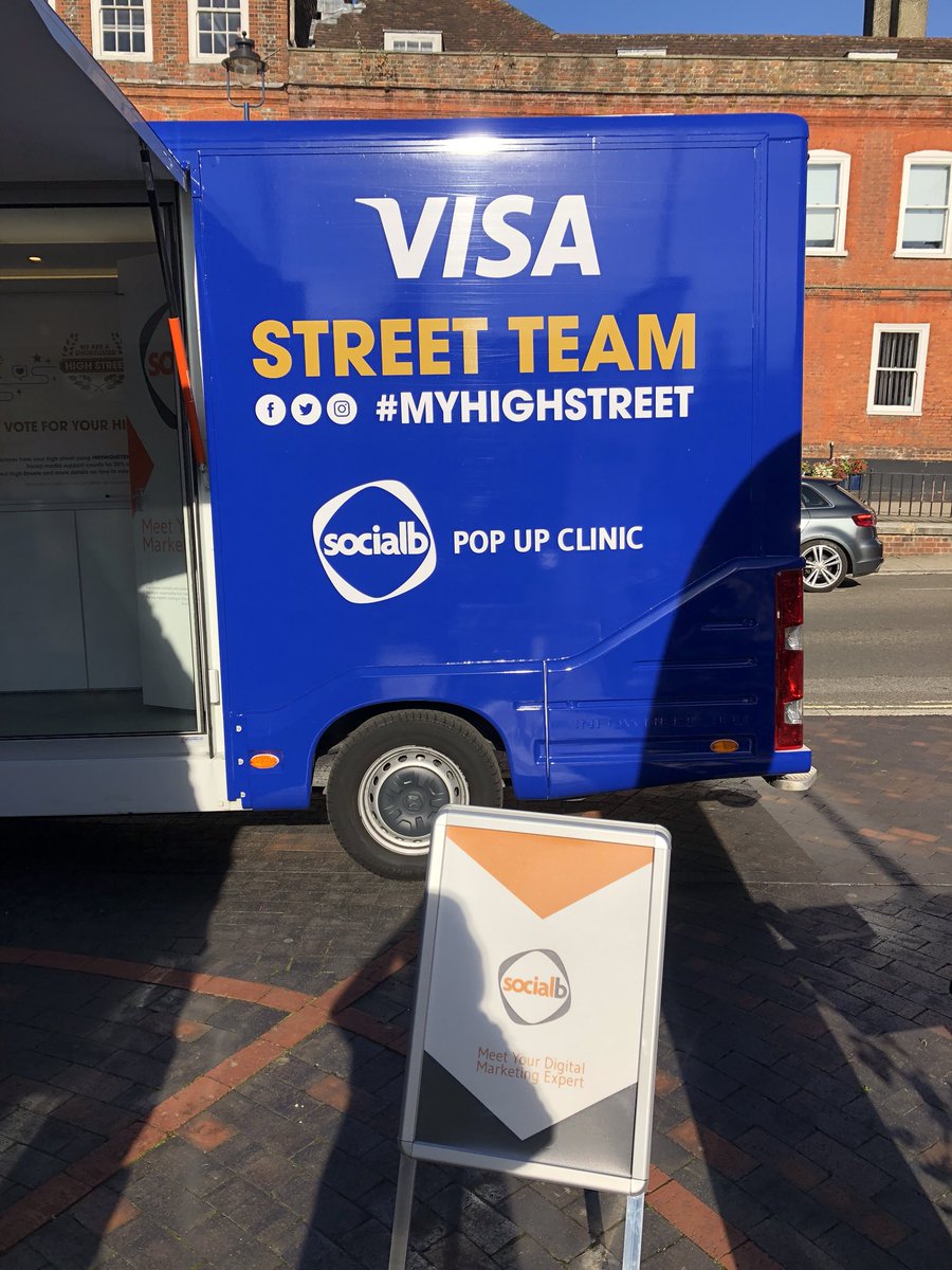 Day 2 of the tour and I’m in Alton with the #myhighstreet team #GBHSAlton