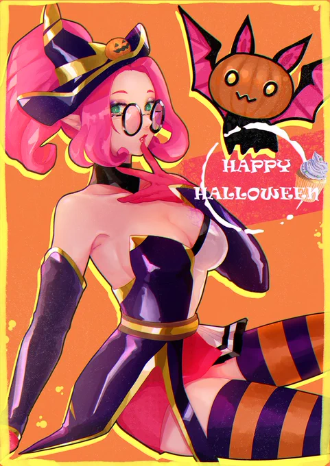 オシャ眼鏡魔女のジャンナかわい～～
いろいろよく見えてないけど描きたくて描いちゃった 