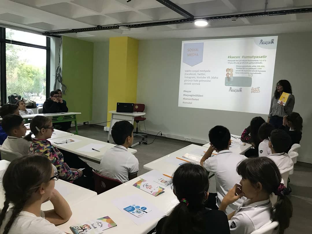 Egitmen Koleji olarak 2018-2019 Egitim Ogretim yılında Kanserli Çocuklara Umut Vakfı (KAÇUV) ile ortak çalışmalar yürütmek üzere bilgilendirme semineri düzenlenmiştir.

#kaçuv #kaçuvgönüllüleri #umutol #kaçuvumutelçisi