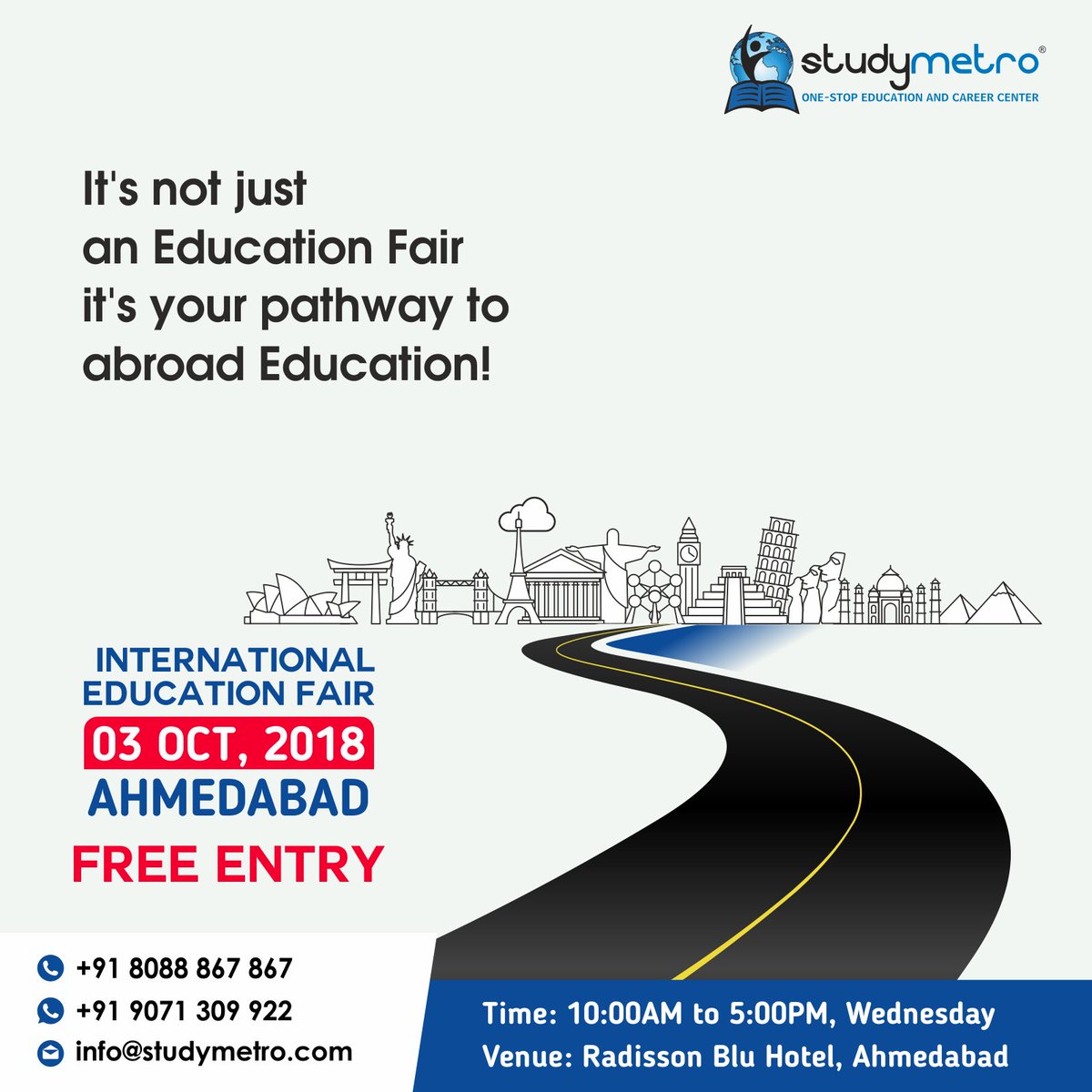 Ritzyglitzyblog's tweet photo. 👩🎓International education fair in Ahmedabad 🇨🇦🇺🇸🇬🇧✈️🎓
#studyingabroad #studyabroad2018 #oppertunity #internship #freeflightoffer #satprep #usa #educationtravel #highereducation #internationalstudent #exchangeprogram #studyoverseas #goabroad #studentexchange https://t.co/NrQWCalWuh