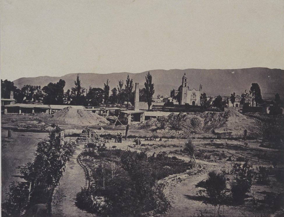 Vista de Texcoco - 1858. #EstadoDeMéxico 
#FotoHistórica #FotoDelDía #QueTalEsto #México #Jalisco #NuevoLeón #CDMX