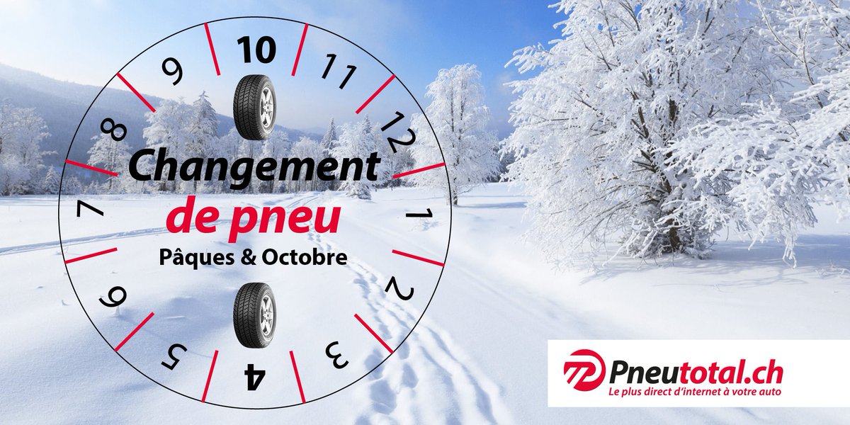 Changement de pneus ? Quand ? Et chez qui ? Parmi les experts, il y a le proverbe «de P à O» - changement de pneus  autour de Pâques et en Octobre. Donc, les pneus d'hiver à partir d'octobre et ainsi vous êtes sur la bonne voie. Aux partenaires Pneutotal pneutotal.ch/liste-des-cent…