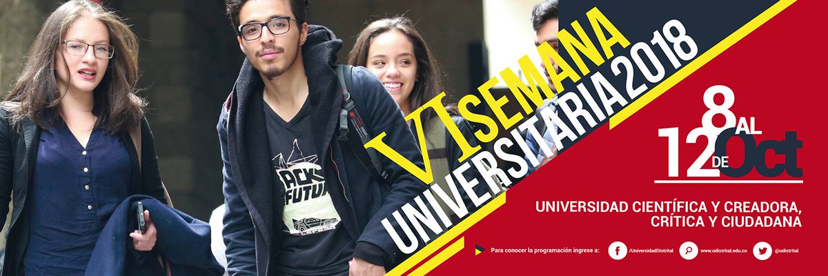 LaudEstereo's tweet photo. La @udistrital celebra por lo alto su ‘VI Semana Universitaria’ que llega con múltiples actividades que reunirán a todos los estamentos de la institución con jornadas lúdicas, científicas, artísticas y deportivas. https://t.co/pdpqTF5YkA https://t.co/W7TWgXIaOb