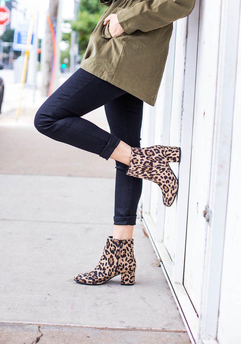leopard booties walmart