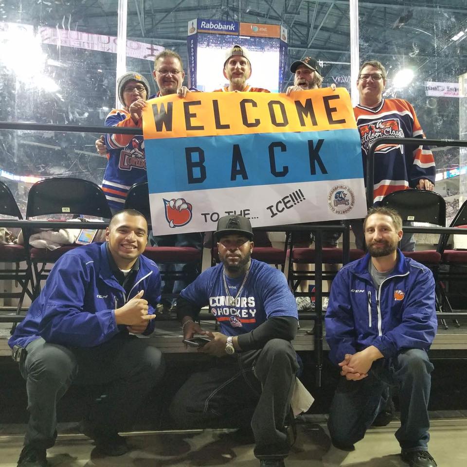 CondorsBC's tweet image. Show your spirit and support as we welcome the team back to the ice during pregame warm ups at the @Condors preseason game 09/29. We'll be meeting in section 100/101 at the glass to cheer our guys on . Bring a sign or a flag, get loud and show your love for the Condors!
