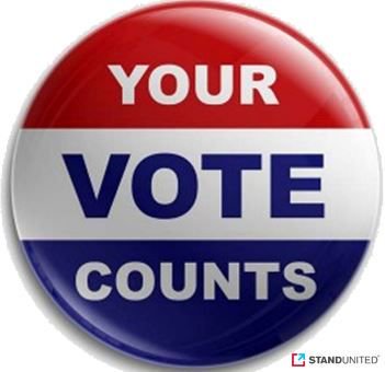 StandUnitedOrg's tweet photo. Today is National Voter Registration Day. SHARE this image to remind your friends to vote! #GOTV https://t.co/ZyvSZ8ijzG