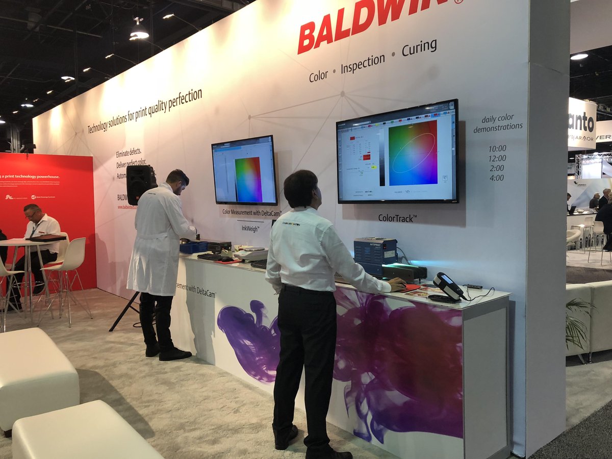 ColorConsulting's tweet photo. Primo giorno a Labelexpo Americas 2018! Venite a trovarci allo stand di Baldwin 1339! - First day at Labelexpo Americas 2018! Come and visit us at the Baldwin's booth 1339! https://t.co/q1ngNt4AFF