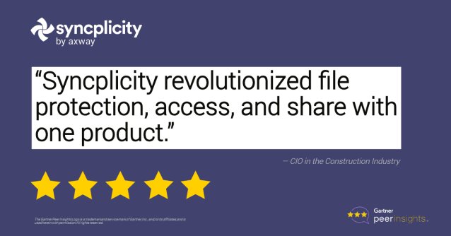 jej111's tweet photo. Check out our reviews on Gartner Peer Insights @syncplicity @axway #EFSS https://t.co/OOBEqkPazk https://t.co/FtgmgwKlOn