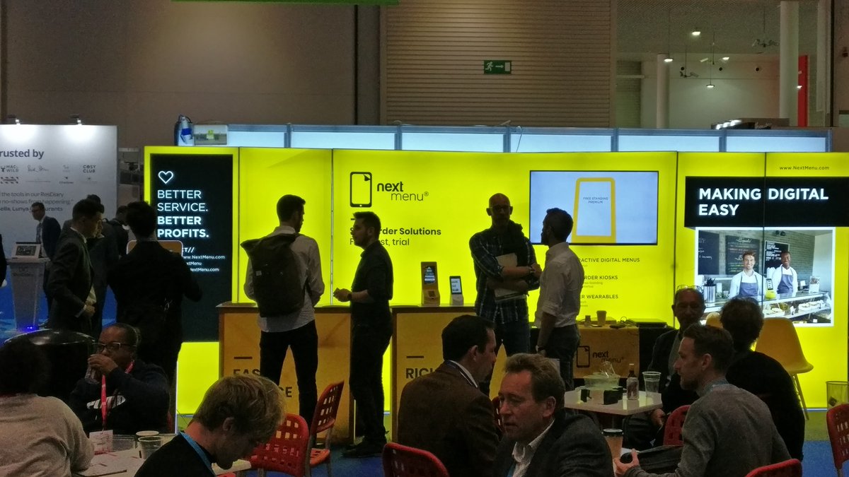 We are proving that going digital has never been easier at @RestTechLive!
You can find us here today and tomorrow. 
Come and have a chat with us! :)