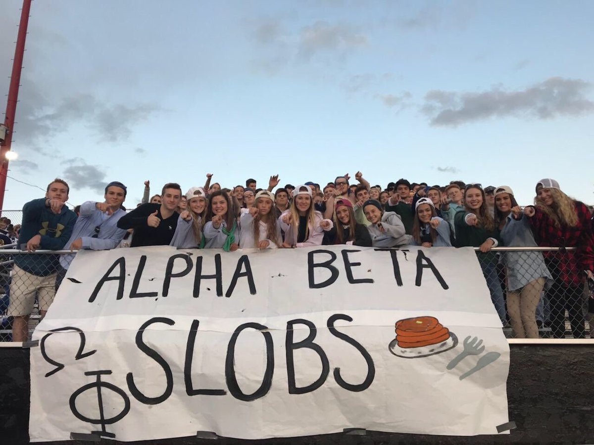 pshsdogpound's tweet photo. The theme for this Friday’s game at home against STRUTHERS is FRAT! #beatstruthers #stayclassy https://t.co/RBCGEyutJu