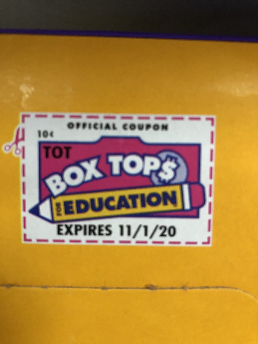 Box tops for Clairview! Save them up and drop them off to support us!