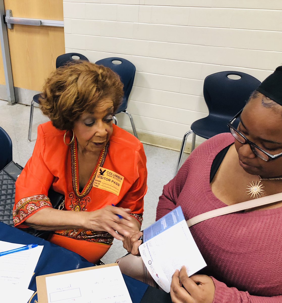 CHSEaglesDekalb's tweet photo. @NAACP is at CHS FOR #VoterReg2018 - thank you to the men of #omegapsiphi for volunteering @DeKalbSchools #oneteonedream #columbiaworks https://t.co/ERyqwJxXfR