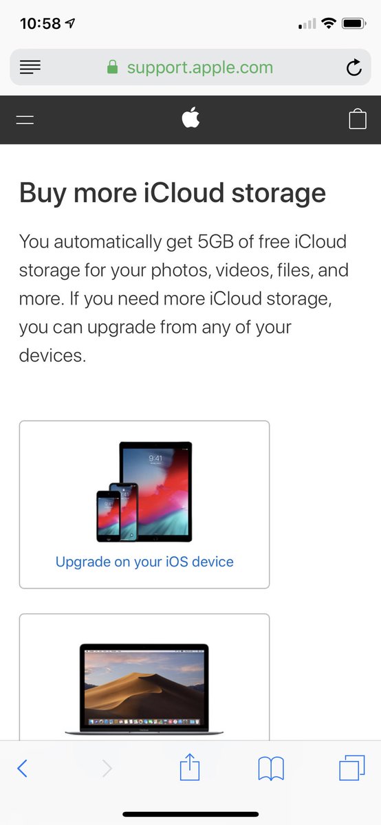 AlexGenovezos's tweet photo. Ok apple if you have an option to show me how to reduce the amount of storage I’m using but it brings me to a page to buy more storage. THATS. NOT. A. SOLUTION. https://t.co/JSuPcZ0Asn