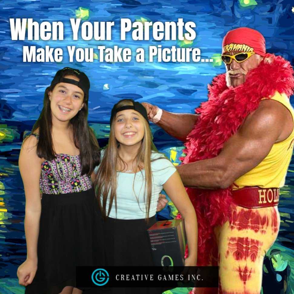 CreativeGamesNY's tweet photo. Sometimes you just have to take #partypictures for your #parents amusement: https://t.co/ioagUmWS2K https://t.co/z1H2oZu4E5