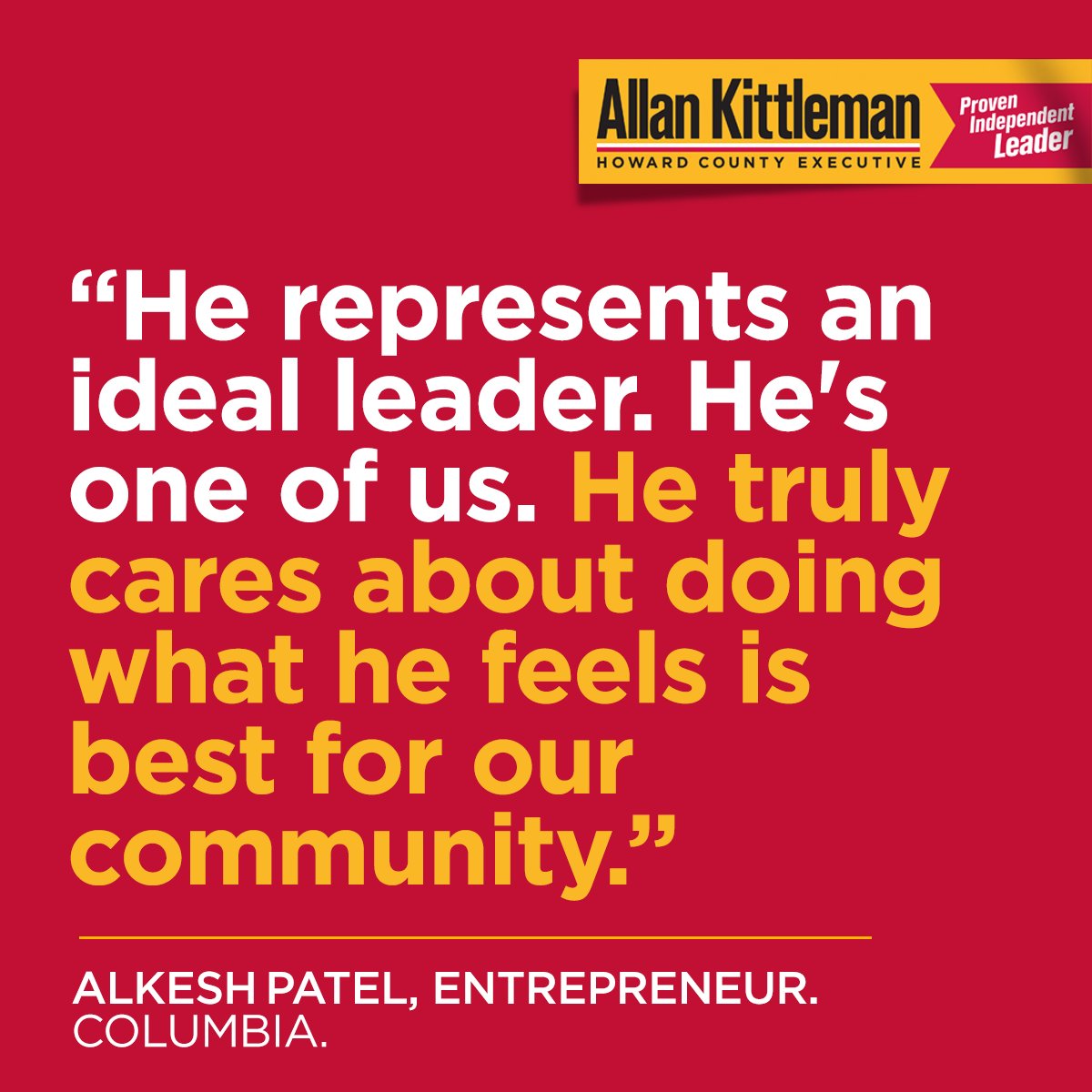 Allan Kittleman tweet media