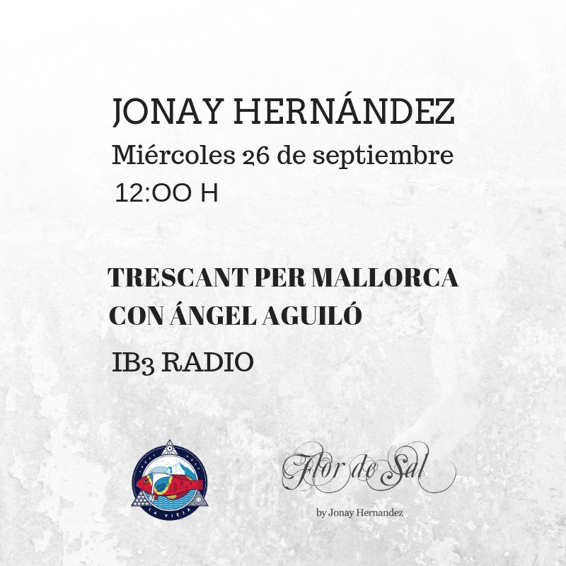 📻 No te pierdas mañana a las 12h el programa de radio IB3 @Trescant 👇#rstflordesal