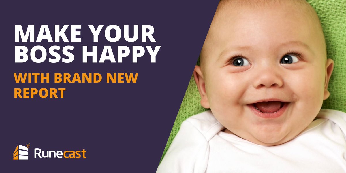 Runecast's tweet image. Perfect PDF reporting for your manager with filters applied! Report now includes historical trending analysis and the #PCIDSS security reports. #VMwarelab