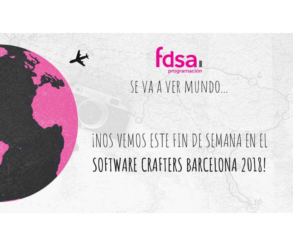 Después de la experiencia del año pasado, ¡no podíamos perdernos el #SCB18! ¡Allá vamos, Barcelona! 💻
#FDSA