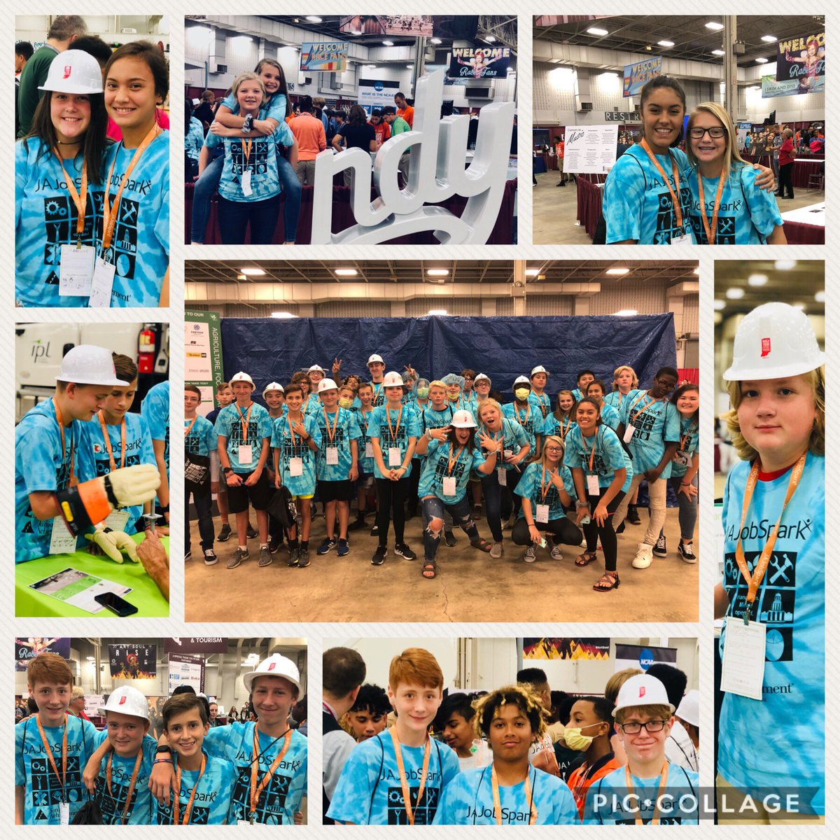 mrslizwegner's tweet image. Clay AVID 8 students thoroughly enjoyed “sparking” their ideas for a future career at @JACentralInd #JAJobSpark!  Thank you for such a meaningful experience! @ClayTrojans #ClayGreatness