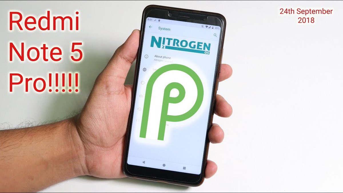 titash_sharma's tweet image. New Video: youtu.be/MhtFzllBWZU
#NitrogenOS #Pie On #RedmiNote5Pro !! 😍🔥