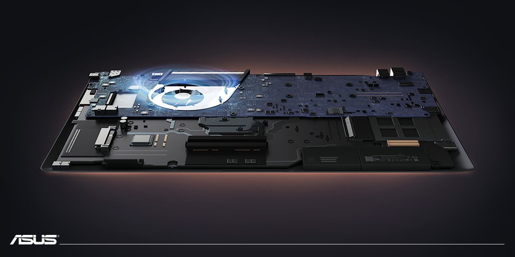 ASUS_PL's tweet photo. #ASUS #ZenBook #UX391 zapewnia Ci wyższą wydajność układu chłodzenia. https://t.co/NeUF9wxrNq