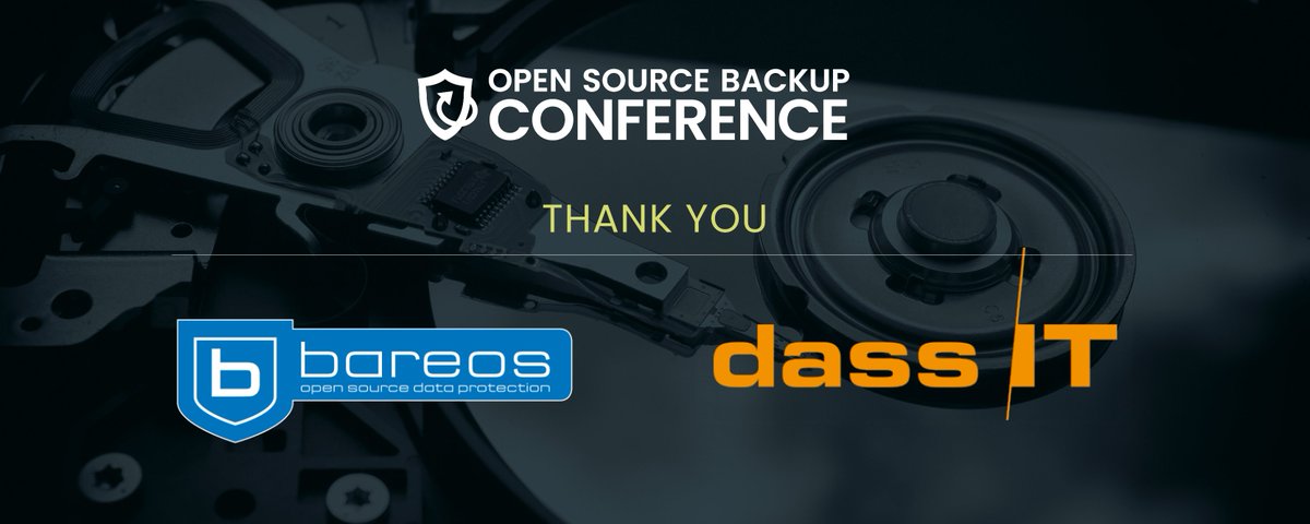 We are thankful for having Bareos <a href="/bareos_backup/">Bareos Backup @bareos@social.cologne</a> and dass IT GmbH <a href="/dass_IT/">dass IT GmbH</a> on board and for their support. #osbconf