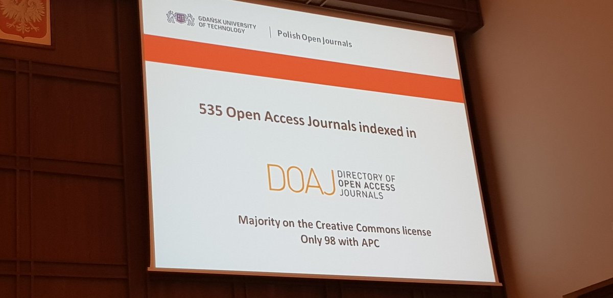 TiberiusIgnat's tweet image. #OS18GD the Polish landscape of OA journals (published in Poland)