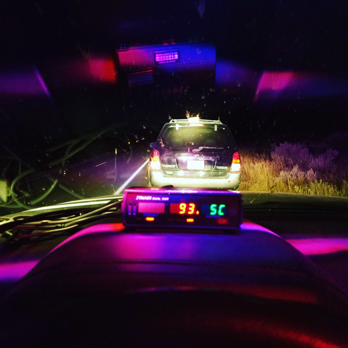 ISPSouthernID's tweet photo. Exsesive speed and low light conditions can hit more than your wallet! Don’t risk it! #slowdown #keepIdahoSafe #engageddriving https://t.co/L3yZjSkmdC