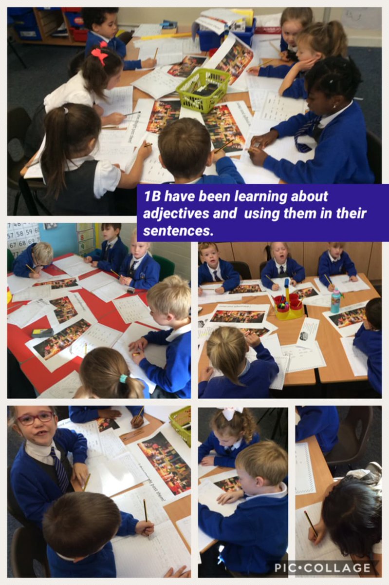 higher_lane's tweet photo. 1B have been learning about adjectives and  using them in their sentences.  #piccol https://t.co/d1eZMDF1DM https://t.co/WWUT3RE7Cc