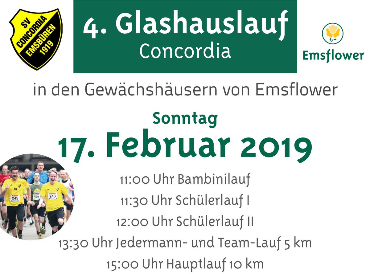 Ausschreibung 4. Glashauslauf tinyurl.com/yb3ew8kj